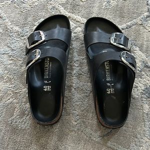 Birkenstock big buckle sandals
